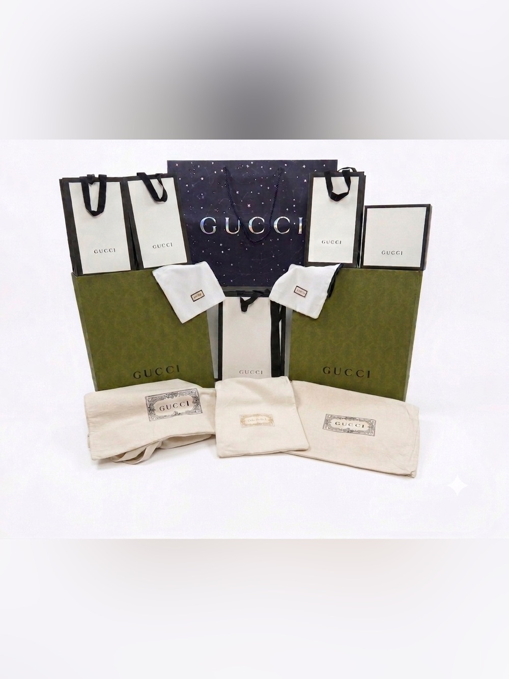 Huge Lot of Empty Gucci Packaging